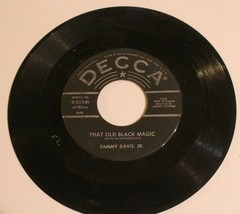 Sammy Davis Jr 45 That Old Black Magic - Man With A Dream Decca Records - £4.45 GBP