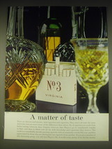 1962 Player&#39;s No. 3 Cigarettes Ad - A matter of taste - £14.52 GBP