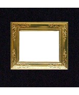 Scratch & Dent Picture Frame Goldtone DOLLHOUSE Miniature - $4.28