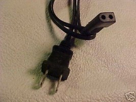 ac electric POWER CORD cassette fan stove shaver radio plug cable wire p... - $9.85