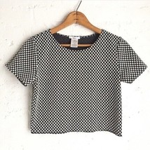 MSRP $45 Bar Iii Checkered Crop Top, Size Medium NWOT - £7.71 GBP