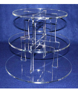 Cupcake Acrylic Stand - ~1/4&quot; Clear - Wedding, Graduation, Birthday, Party - $65.17