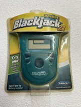 Radica Pocket Blackjack 21 Electronic Handheld Game Mattel 2006 Casino Sealed - £15.58 GBP