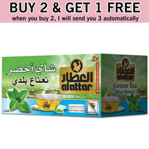 Buy 2 Get 1 Free | Alattar Green Tea Mint 15 Bag - £26.12 GBP