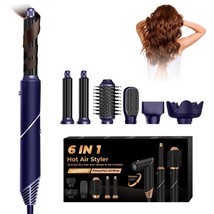 6 in 1 Blow Dryer Brush, Hair Dryer with Diffuser for Curly Hair, Negati... - $73.25