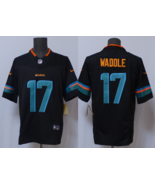 Men's Waddle #17 Stitched Jersey Black Teal - $45.00