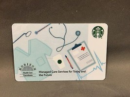 Rare Starbucks coffee 2015 Co-Branded Corporate Card Horizon Health Care - £14.89 GBP