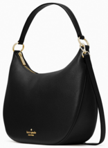 Kate Spade Weston Black Leather Large Shoulder Bag K8453 NWT $399 Retail Price - £109.49 GBP