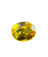 Sapphire Yellow Natural Gemstone 15.00 Ct Loose Cut Oval Cts Ceylon Gems... - £10.27 GBP