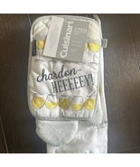 Cuisinart Chardonheeeeey 3 Piece Kitchen Set - Towel, Potholder &amp; Mitt, NWT - $243.13 MXN