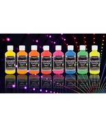 17-5708 Neon Tempera Paint 8 Ounce, 8 Vibrant Fluorescent Colors, 8 Fl - £33.86 GBP