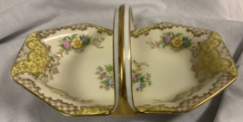 Vintage Noritake China Candy Bowl With Handle 7” - $12.44