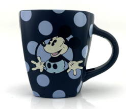 Disney Parks Mickey Mouse 12oz Coffee Mug Blue Polka Dots $45 - £6.94 GBP