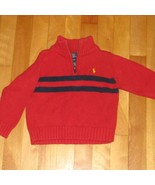 Ralph Lauren Polo Red &amp; Blue Pullover Sweater 3T - £9.32 GBP