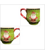 Temptations Mug WINTER WHIMSY By Tara Santa Claus Holiday Coffee Tea Cup... - £14.09 GBP