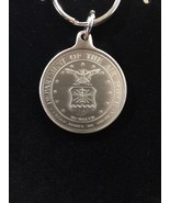 United States Department Of The Air Force keychain Medallion Coin USA Heavy - £6.83 GBP