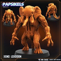 3D Printed Papsikels August 2024 Scifi Xeno Loxodon 28mm 32mm - $6.64+
