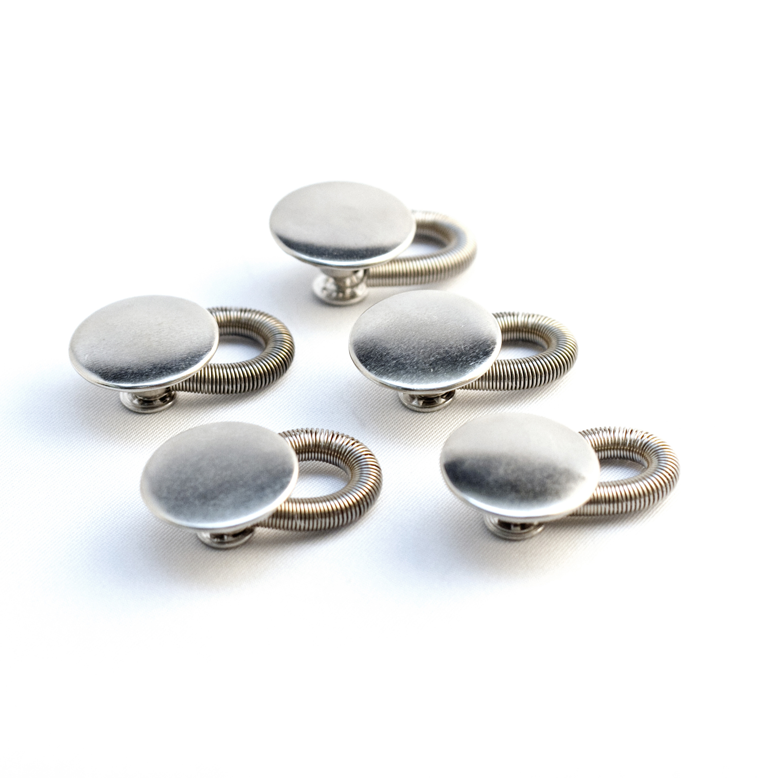 5-Pack Spring Button Pant Extender Adds up to 2&quot; Instantly - $7.99
