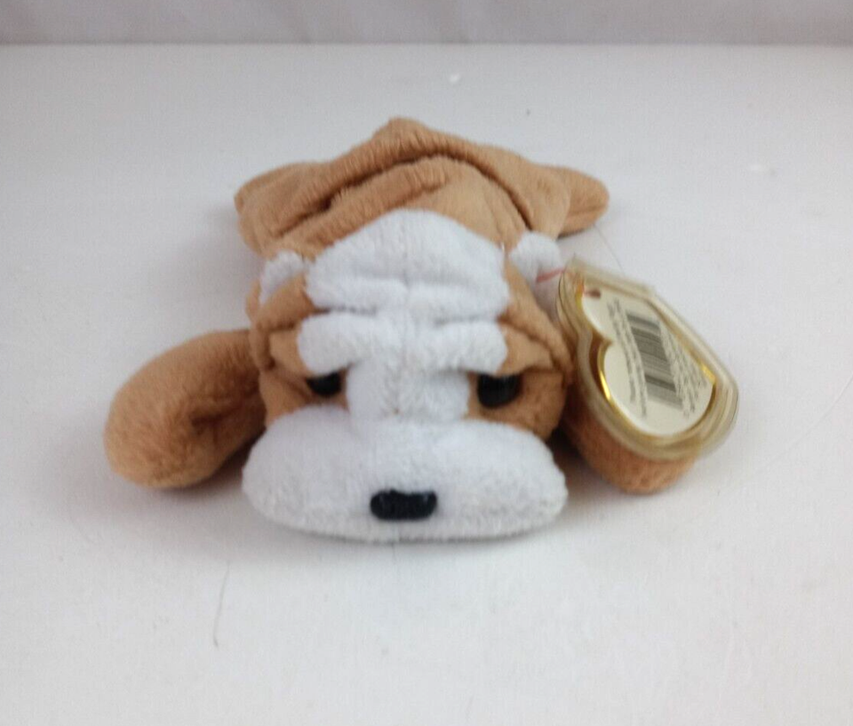 Vintage 1996 Ty Beanie Babies Wrinkles 8&quot; Collectible Bean Bag Plush Wit... - $16.82