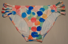 Gianni Bini Size Medium SPIDER PANT Dot Multicolor New Bikini Bottom - £43.89 GBP