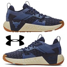 Under Armour Project Rock 6 Men&#39;s Training Shoes, Hushed Blue/White Clay Size 11 - £95.09 GBP