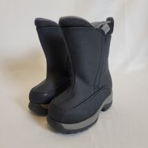 Lands End Kids Boys Girls Toddler Size 6M Black Snow Boots 30585 EUC Win... - $15.83