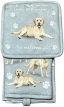 Yellow Labrador 3-Piece Kitchen Set - Oven Mitt, Pot Holder &amp; Kitchen To... - $23.75