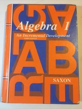 Saxon Algebra 1 3e Student Textbook Hardcover Homeschool Third Edition - £43.51 GBP