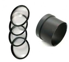 Macro Close Up Lens 4 Filter Kit + Tube For Canon Powershot G10, G11, G12, Camer - $42.99