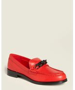 CALVIN KLEIN  Process Red Sirah Leather Loafers -Size 7.5M - €48,08 EUR