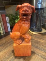 Chinese Red Foo Dog (Shi Lion) Statue 12” - £32.45 GBP