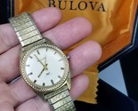 Vintage Bulova Mens watch 1970 &quot;SEA KING&quot; N0 10K PLATED GOLD automatic W... - £159.86 GBP