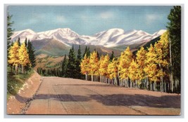 Mummy Mountain Range Estes Park Colorado CO UNP Linen Postcard XA13 - $2.92