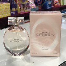 Sheer Beauty by Calvin Klein for women 1.7 fl.oz / 50 ml eau de Toilette spray - $39.98