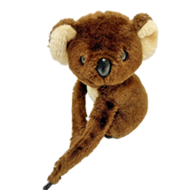 Vintage 1978 R Dakin Plush Dark Brown Koala Bear Stuffed Animal Lovey 7&quot; - $12.45
