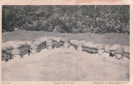 U. S. Army Signal Corp. Typical Slit Trench No. 648 WWII Postcard C21 - $2.99