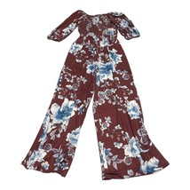 XHILERATIONS Romper Women’s Size Large Multicolor Floral Jumpsuit - £20.87 GBP