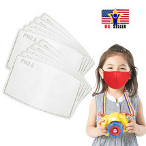10PCS Mask Protect Activated Carbon 5 Layers Replaceable Anti Haze Filter PM 2.5 - £3.86 GBP