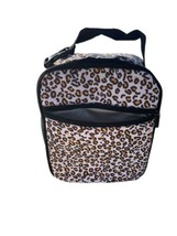Leopard Print Insulated Lunch Bag Tote Lunch Bag Work Tote - £17.46 GBP