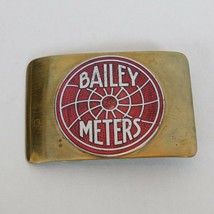 Bailey Meters Belt Buckle Cleveland Wickliffe Ohio Industrial Machine Pl... - $38.70