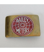 Bailey Meters Belt Buckle Cleveland Wickliffe Ohio Industrial Machine Pl... - £30.57 GBP