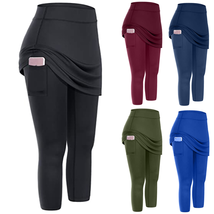 Women Leggings with Pockets Yoga Fitness Pants Sports Clothing - £16.53 GBP
