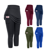 Women Leggings with Pockets Yoga Fitness Pants Sports Clothing - £16.65 GBP