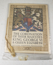 1937 King George VI &amp; Queen Elizabeth Coronation Souvenir Program - £146.30 GBP