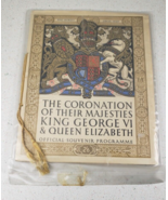 1937 King George VI &amp; Queen Elizabeth Coronation Souvenir Program - £147.44 GBP