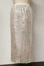 Stellah sequin skirt in GOLD - size S - $58.41