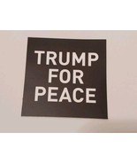 Trump For Peace Sticker Decal Donald Trump - £0.78 GBP