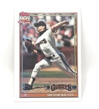 1991 Topps Baseball Card #96 - Trevor Wilson - San Francisco Giants - Pi... - £1.58 GBP