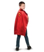 Boys Superman Cape Red Halloween Costume Accessory Rubies-sz OS - £7.93 GBP