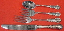 Georgian Rose By Reed and Barton Sterling Silver Regular Place Setting(s) 4pc - £161.77 GBP